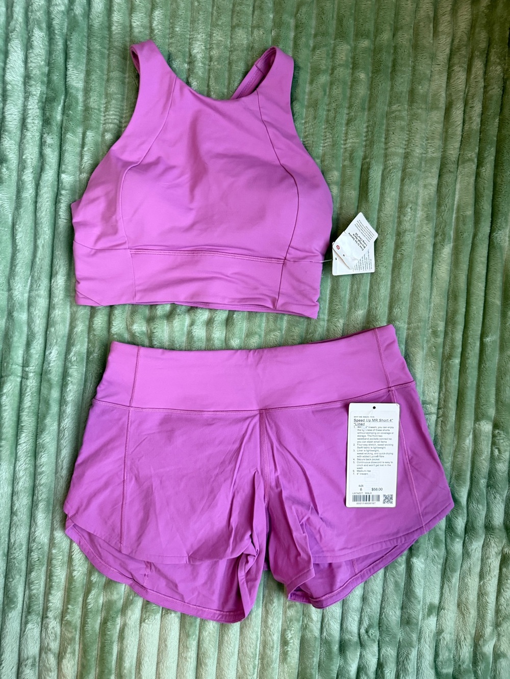 NWT MR 4” Speed Up Shorts - size 6 - Picture 2 of 6